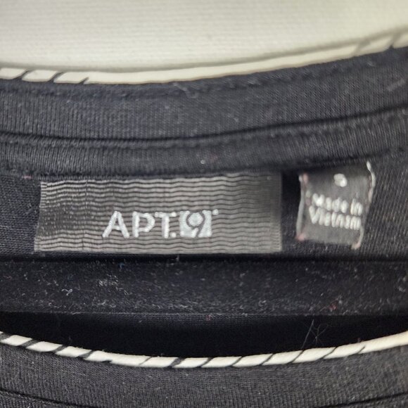 Apt 9 Mixed Media Long Sleeve Top S - Picture 2 of 6